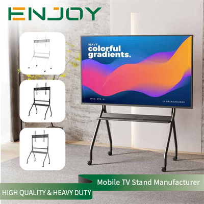 kupować X1150 55-calowy - 100-calowy Telewizor mobilny Stand Outdoor TV Cart Stand dla telewizorów z płaskim ekranem online manufacture