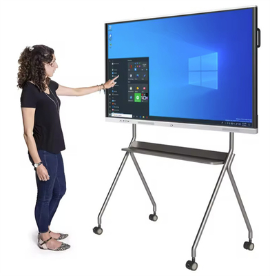 comprare Grey Heavy Duty Heavy Duty Rolling TV Stand su ruote per 220 libbre di capacità di peso online manufacture