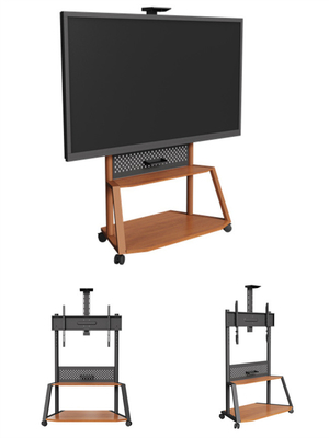 خرید استند تلویزیون همراه با قفسه های موبایل VESA 800x400mm online manufacture