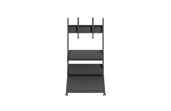 Mua 40 đến 86 Inch Rolling TV Stand Rolling Flat Screen TV Stand với bánh xe 2 kệ tiết kiệm không gian online manufacture