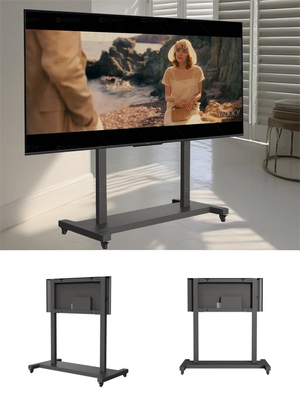 Mua Đứng sàn TV dễ di chuyển 75 inch cho 75 inch đến 110 inch Đứng TV hạng nặng với bánh xe online manufacture