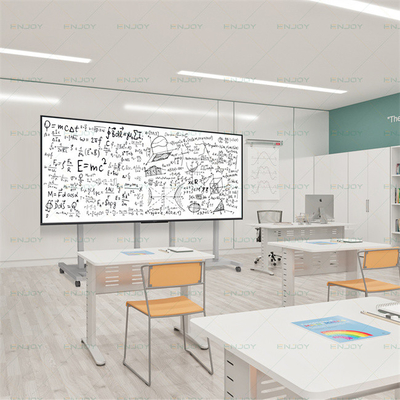 comprar Televisión de doble pantalla rodante para TV de trabajo pesado Televisión blanca en ruedas para 573 libras online manufacture