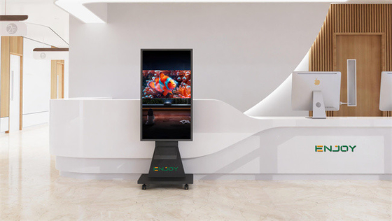 Buy Floor Standing Advertising Stand 43 To 55inch LED Display Poster Heavy Duty online manufacture