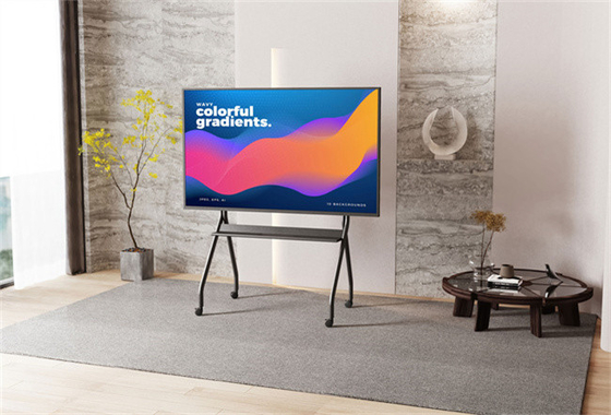 100 kg Vesa Montage Verplaatsbare tv-montage Stand 400x400mm Mobiele tv-stand met wielen W1150xD700xH1650mm