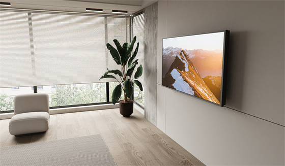 Verstelbare kijkhoeken TV wandmontage RoHS Drijvende TV-plank 85 inch